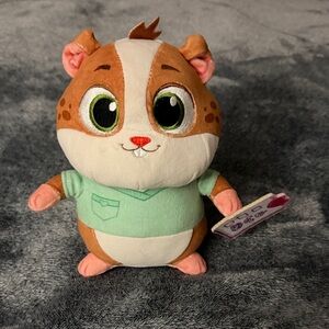Brown and White Plush Hamster Toy